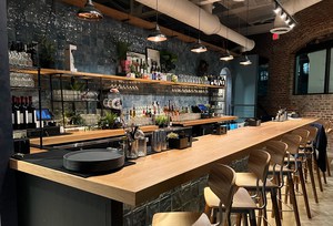 Emmy Squared interior bar