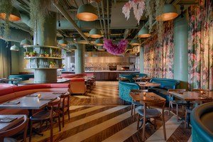 Interior shot of Atrium's Bistro area. Photo by Angie Webb.