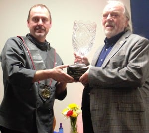 Chef Kurt Eisele receives the ACF Atlanta Chefs Lifetime Achievement Award.