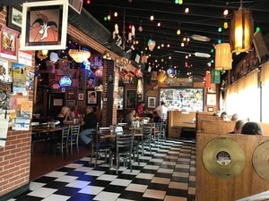 Ingleside Village Pizza is known for its handmade pizzas and whimsical decor.