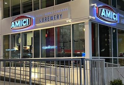 Amici restaurant exterior shot