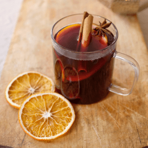 mug full of mulled wine